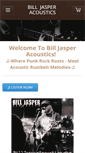 Mobile Screenshot of billjasperacoustics.com